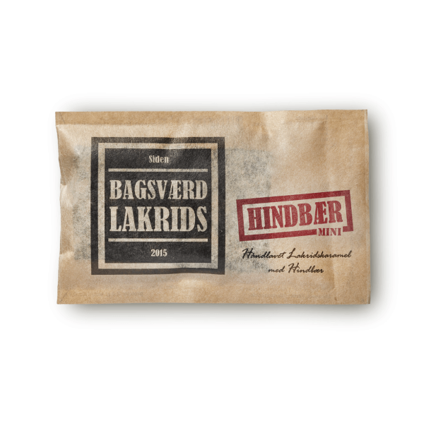 Bagsvrd Lakrids Hindbr, mini 40 gr.