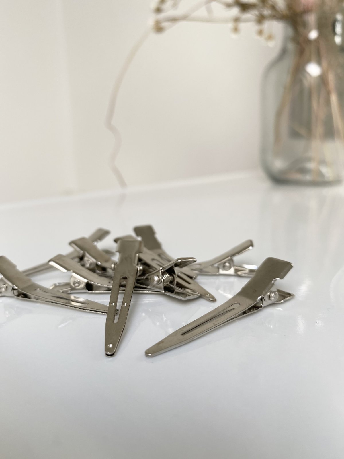 Living Beauty Root Clips - 10 stk sølv - Hårpleje - Living Beauty