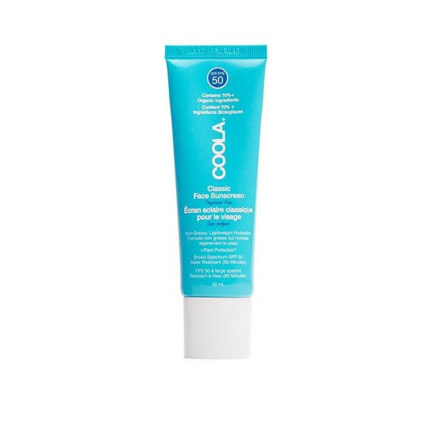 COOLA Classic Face Lotion Fragrance-Free SPF 50, 50 ml 