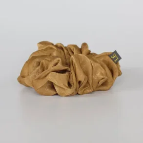 L Mosch Bella MEGA Scrunchie i Camel