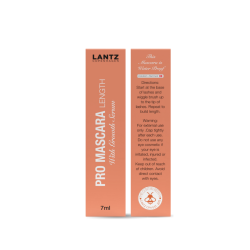 Lantz Copenhagen Pro Mascara med Vippeserum  Lngde Brown 