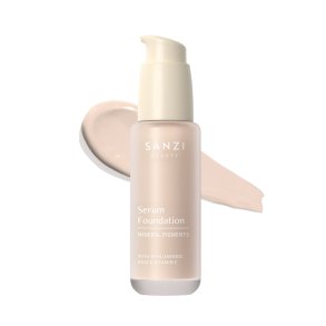 Sanzi Beauty Serum Foundation Mineral pigments - 02 light neutral-warm rosy