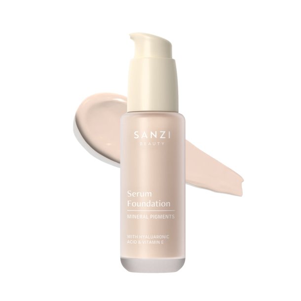 Sanzi Serum Foundation Mineral pigments - 02 light neutral-warm rosy