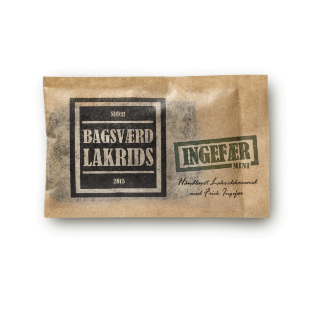 Bagsvrd Lakrids Ingefr, mini 40 gr.