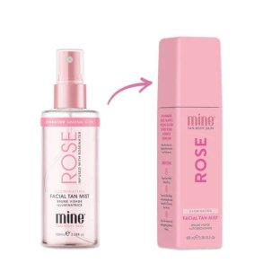 Minetan Illuminating Facial Tan Mist  Rosemist, 100 ml. 
