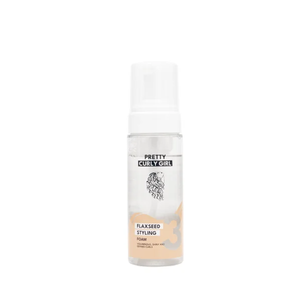 Pretty Curly Girl Flaxseed Styling Foam (trin 3) 150ml