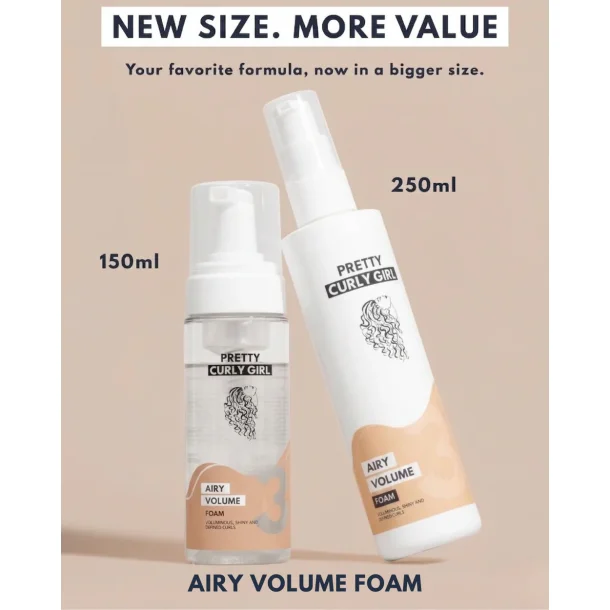 Pretty Curly Girl - Airy Volume Foam (Trin 3) 250 ml