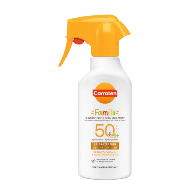 Carroten Family Face &amp; Body Milk Trigger SPF 50 - 270 ml