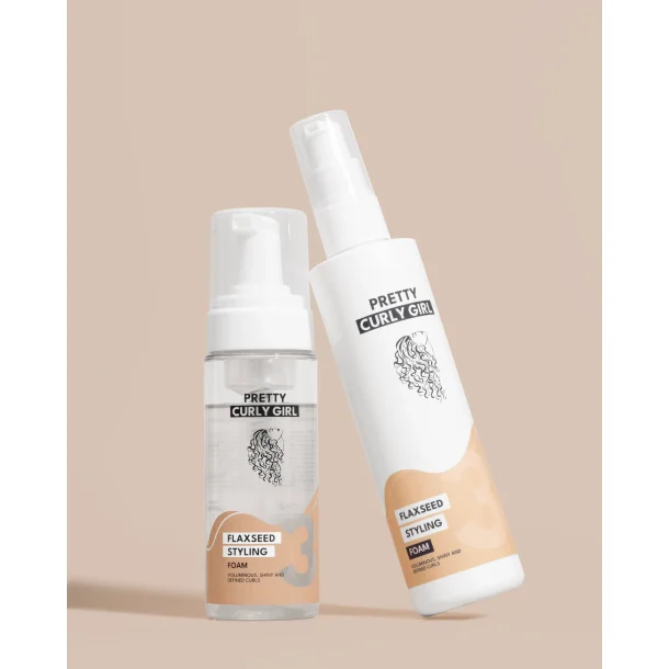 Pretty Curly Girl Flaxseed Styling Foam (trin 3) 150ml