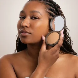 Sanzi Beauty Silky Baked Powder - 6N Deep Caramel