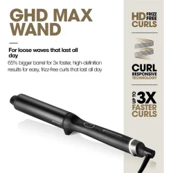 ghd Chronos Curve Max Wand - Black