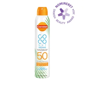 Carroten Dry Mist SPF 50 Coconut Dreams - 200 ml