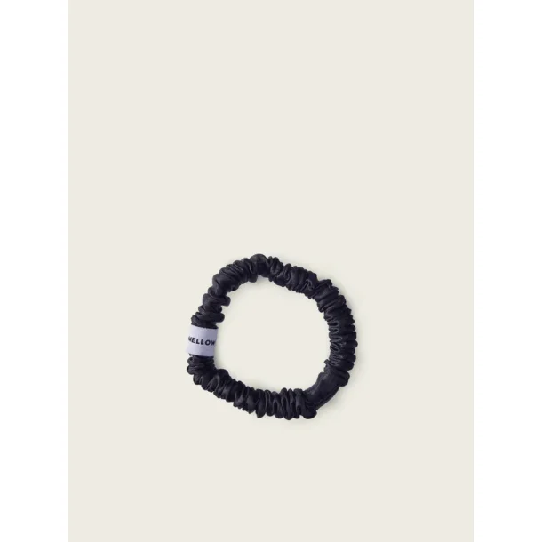 Mellow Mind Silke Scrunchie 01/Sort