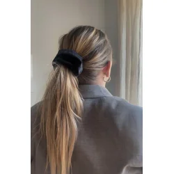Mellow Mind Silke Scrunchie 02/Sort