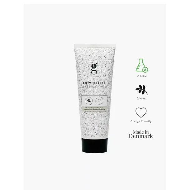 Grums Raw Coffee Hand Scrub + Wash 120 ml.