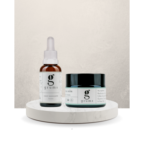 Grums Hydra Calm Face Cream 50 ml. + Niacinamide Booster 30 ml. 